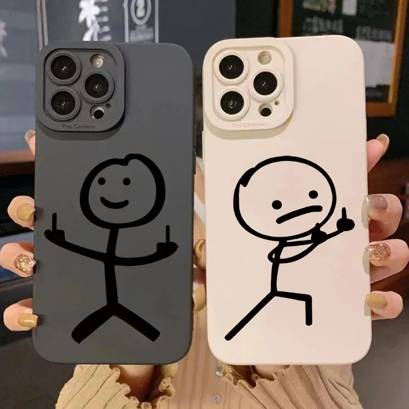 Apple Iphone 15 - Urocze etui silikonowe z matową powłoką
