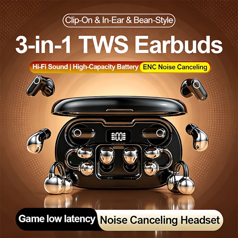 Phone Accessories Amazon - Nowe słuchawki bezprzewodowe Bluetooth 3 w